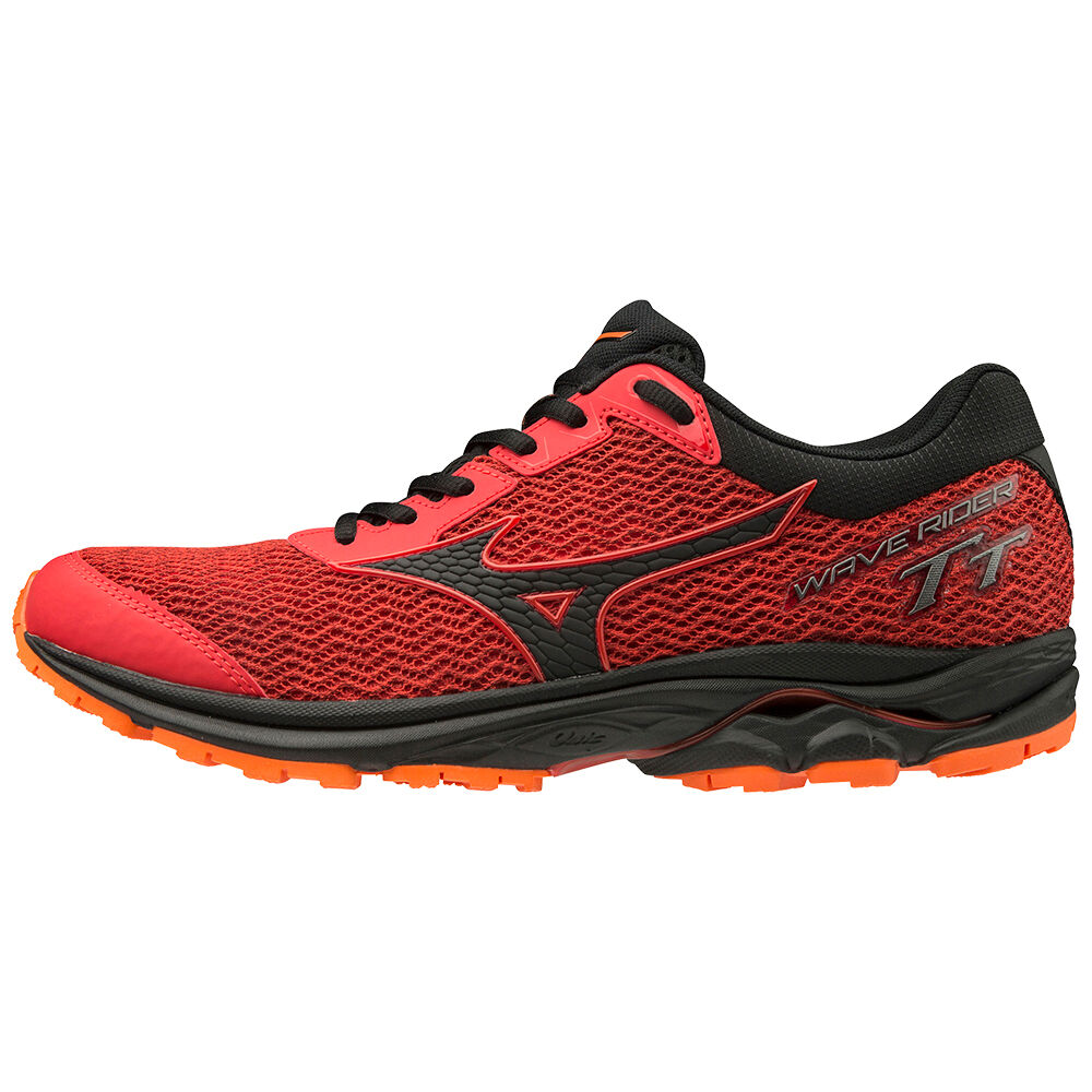 Mizuno Men's WAVE RIDER TT Trail Running Shoes Red/Black/Orange (J1GC193209-TLO)